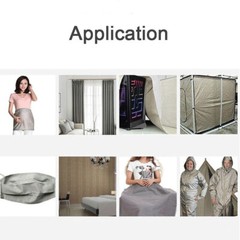 EMF Shielding Metal Fiber Fabric Anti Radiation Protection RFID Blocking Cloth