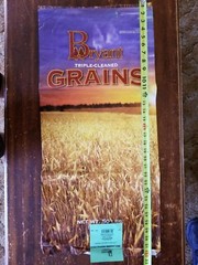 Empty Chicken Grain Feed Woven Plastic Sack Crafts Art Repurpose Yard/Wall Decor