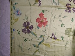 Texoprint The Netherlands Abstract Floral BTY 36″ x 56″ Green Drapery Home Dec