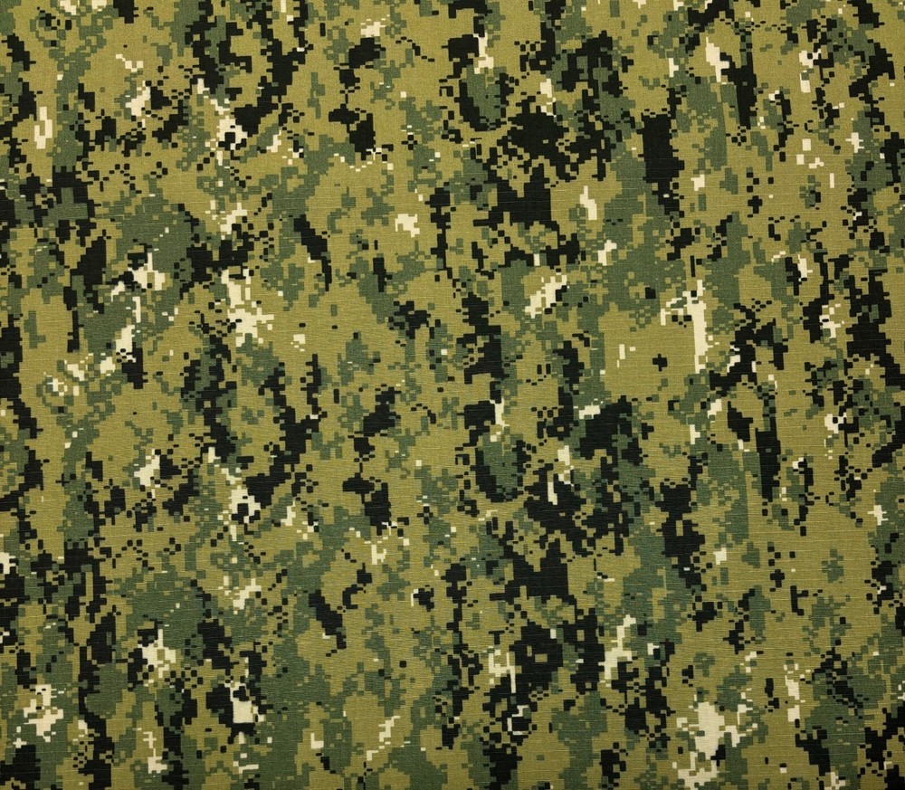 AOR2 NWU III DIGITAL NY/CO RIPSTOP CAMO UNIFORM FABRIC BY 1/2(0.5) YARD 61″W