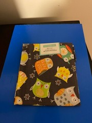 BRAND NEW CREATE IT 100% COTTON BABY OWL PRECUT SEWING AND CRAFT FABRIC 18X21