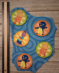 backyardigans fun fabric length polyester 5 characters 2.5 inch #1001 1pc