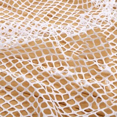 39 x 66 Inches Mesh Fabric Polyester Stretch Net Material 10mm Hole Fishnet
