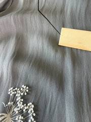 3 Piece Silk Fabric Lot Upcycle Sewing Craft Repurpose Textile AS IS