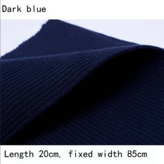 20cm DIY Knit Ribbed Fabric Stretch Trim Neckline Cuff Waistband Rib Trims Soft