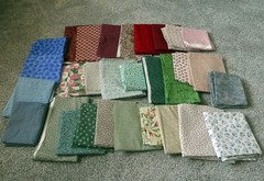 Lot of Quilt Craft Sew Fabric 31 Pieces Each 1/2 Yard or More All New