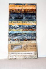 TONGA TREATS JELLY ROLL BLUEBERRY PIE FROM TIMELESS TREASURES 100% COTTON FABRIC