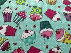 Fabric Pop Cupcakes 42”X 32”By Jo Ann 975