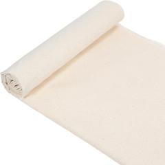 63 X 40Inch Cotton Muslin Fabric, Unbleached Muslin Linen Fabric, Beige Natural