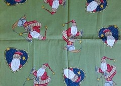 Lot of 8+ VTG Quilting Christmas Holidays Fabric Cotton 2 LB 9 OZ Brand Name