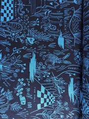Wonderland – Rifle Paper Co – Magic Forest – Navy Canvas – Cotton+ Steel – AB802