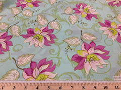 ART GALLERY FABRICS – GIRLY GIRL #GIG-608-AQUA GARDEN- BY THE YARD