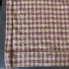 Koplavitch & Zimmer Anneker Check Mulberry 100% Silk Upholstery Fabric 54″ W