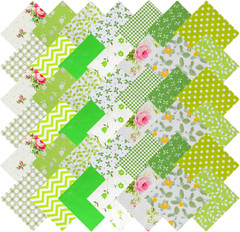 42Pcs Pink Charm Packs for Quilting, 100% Cotton Fabric Squares 5 x 5Inch Pre-Cu