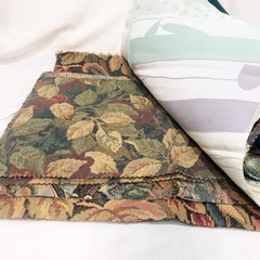 5 Pounds Lot of Fabric Small Scraps Samples Mixed pieces sizes colors textures