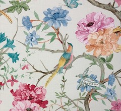 COVINGTON ELIANA GARDEN BIRD FLORAL BUTTERFLY MULTIPURPOSE FABRIC BY YARD 54″W