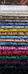 Abstract Crushed Velvet Fabric, 118 Inch. in Width, Ideal for Upholstery Etc.