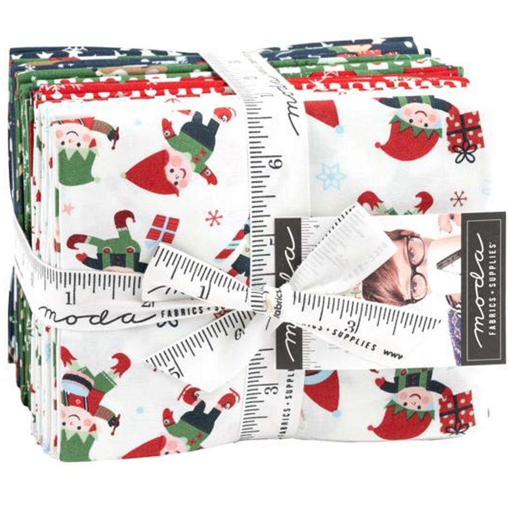 Hello Holidays 22 Fat Quarter Bundle by Abi Hall for Moda Fabrics