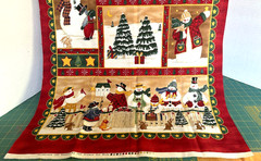 Celebrate The Season by Deb Strain for MODA Fabrics Snowman Cheater Panel
