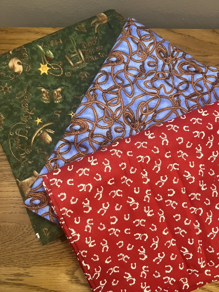 Bundle of 9 yards x 44″. Michael Miller, Fabri Quilt, SSI. 3yds of each.