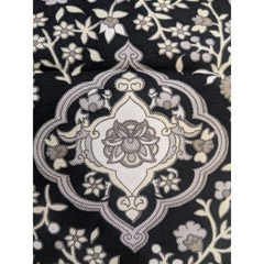 2 Yard Better Homes & Gardens Cotton Floral Medallion Black Paisley Jacobean Gra