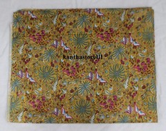 handmade butterfly print cotton fabric, cotton loose fabric, home décor fabric