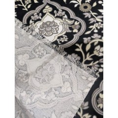 2 Yard Better Homes & Gardens Cotton Floral Medallion Black Paisley Jacobean Gra