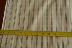 By 1/2 Yd, Lt-Yellow & Green Striped Quilt Fabric/RJR/Bowood/Pandolph/0075,M9004