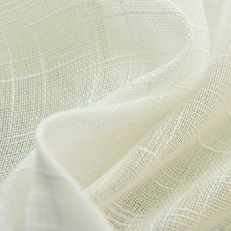 Curtain Cushion Cotton Linen Fabric Sheer Material Sewing DIY Solid Color Modern