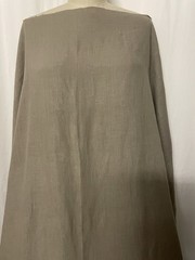 100% Washed Midweight Linen Neutral Taupe Color Fabric By The Yard 59 ” Wide