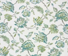 KRAVET ETHERIA ARBORETUM GREEN WATERCOLOR FLORAL MULTIUSE FABRIC BY YARD 54″W