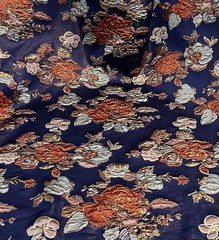 Multicolor Jacquard Floral Metallic Brocade Fabric 58” Width By The Yard