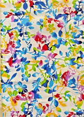 BLOOMING BEAUTY BY CHELSEA DESIGNWORKS FOR STUDIO E FABRICS 108″W X 58″ L