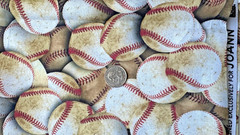 Baseball Fabric – 100% Cotton 1 1/4 Yards x 44″ – JoAnn Fabrics