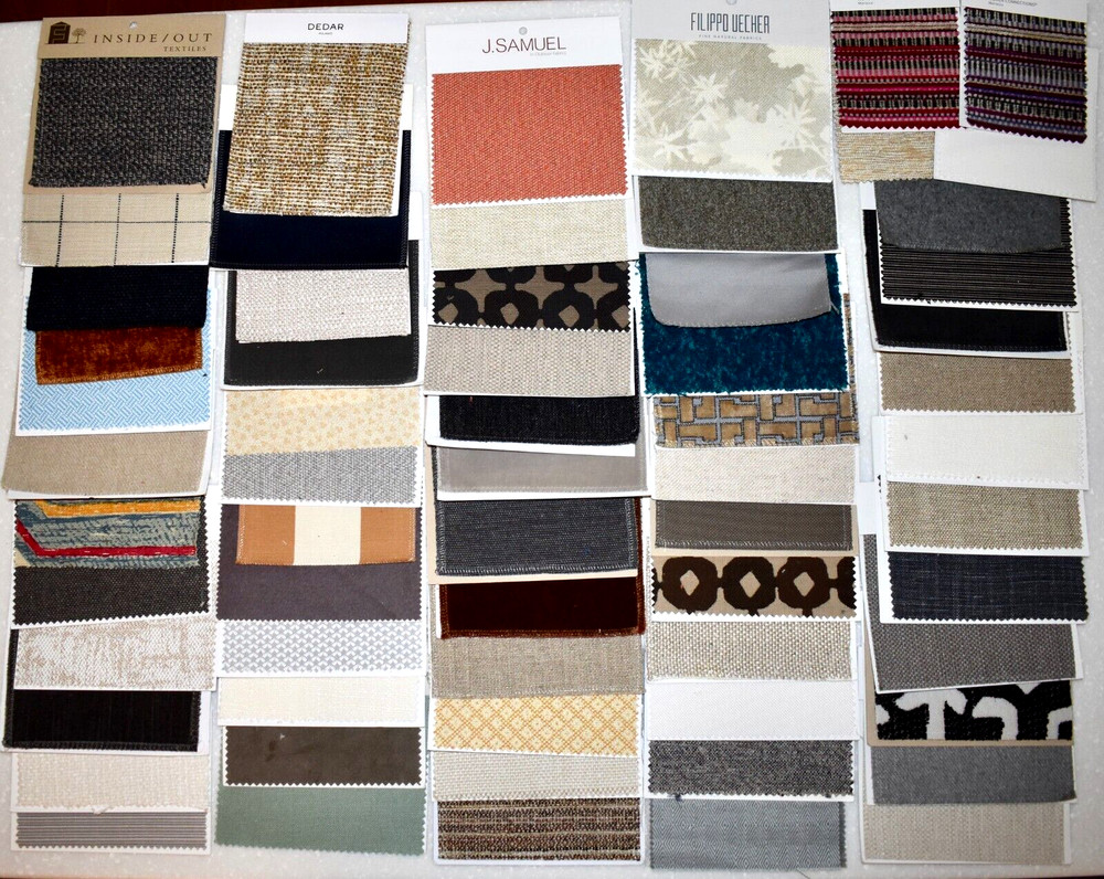 Lot 64 Fabric Samples ALL COLOR Woven Velvet JUNK JOURNAL Doll CRAFT Slow Stitch