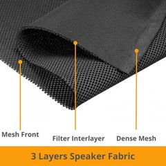 Speaker Grill Cloth Fabric 3D Mesh Acoustic Box Cover Breathable Repair Carpe…