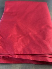 Red Cotton Sateen Fabric 44×72 Shiny Stiff Holiday Dress Costume Craft Metallic