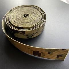 1M Digital Camouflage Webbing Non-elastic Edging Strips 2.0/2.5/3.8/5.0cm Width