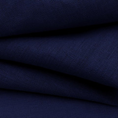 Navy Blue Linen Cotton Fabric 2 Yards 61″ Wide, Linen Cotton Blend |