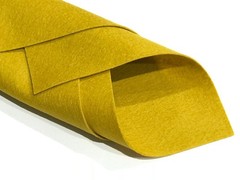 1mm Mustard Yellow 100% Merino Wool Felt Sheet 20 x 30cm – No. 12