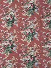 Ralph Lauren Material Pink Country Floral Cottage Roses Vintage Fabric 5 yards