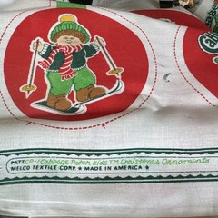 Cabbage Patch Kids Fabric Panel Tree Ornaments Or Sachets cut n sew