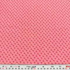 VTG Cranston 2005 Karen Neuburger Pink Ribbons Cotton HALF YARD Remnant 18″x45″