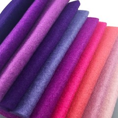 Flic-flac 42pcs1.4mm Thick Soft Felt Fabric Sheet Assorted Color Felt Pack DIY