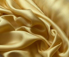 Light Goldenrod Yellow 100% Silk Twill Fabric 12mm weight
