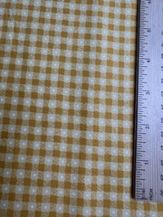 Huff-N-Puff quilt fabric by Andover 2724-Y Golden yellow checks