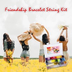 400+Pcs Friendship Bracelet String Kit Making small, 1 box