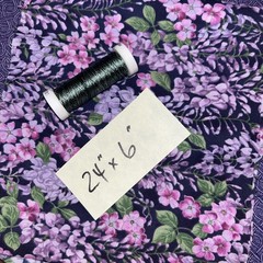 Lot Of 7 1/4 Cuts Purple/Lavender Cotton Quilt Fabric various sizes
