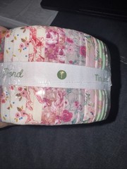Tinyspool & Co. Jelly Roll Fabric Strips for Quilting, Waterlily Pond