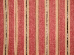 Americana Vintage Collection Red Black Tea Dye Dobby Stripe Homespun Fabric